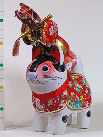 でんでん太鼓犬/江戸の犬張り子(東京)